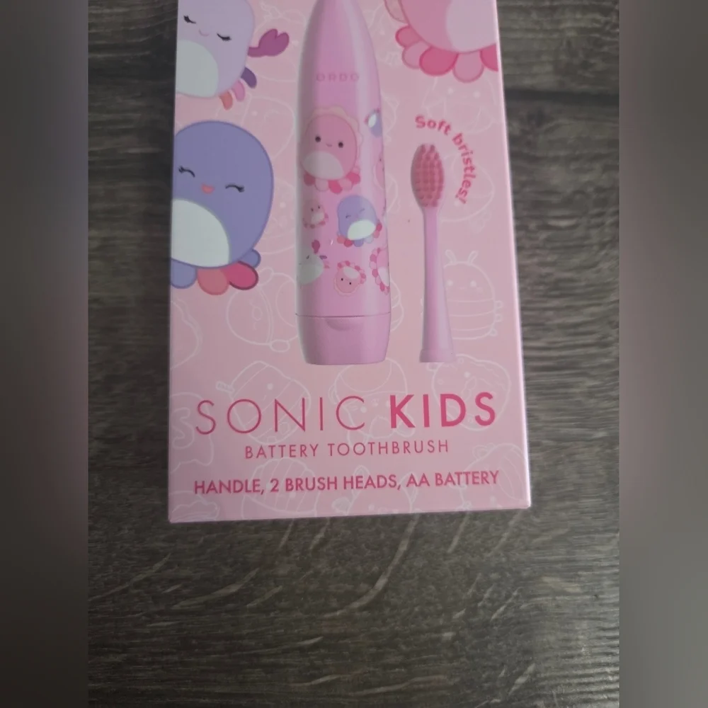 Ordo Sonic Kids Squishmallows Electric Toothbrush NEW